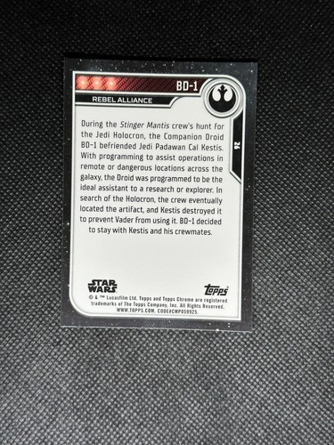 2023 Topps Chrome Star Wars - Base Cards #1–100 - U-Pick - Complete Your Set - Picture 57 of 243