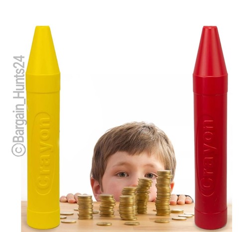 Crayon Shaped Coin Savings Bank 20" Tall - Child Room Party Decoration (Pk of 1) - Picture 3 of 13