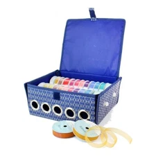 Tattered Lace Ribbon Storage Box Craft Storage Kit Ribbon Stands Bow Tying Guide