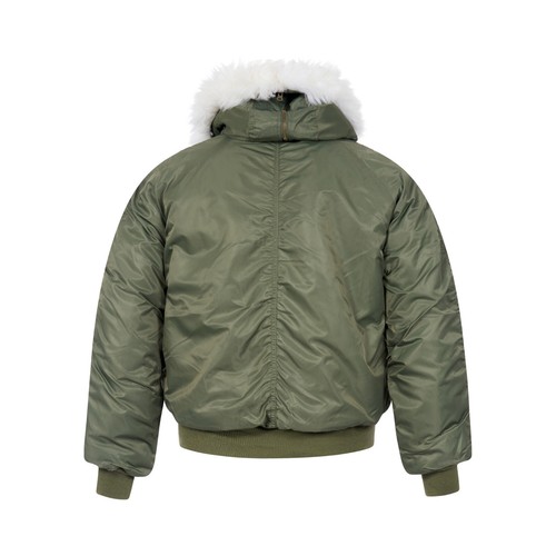 Flight Jacket N2B Parka Army Military Flying Winter Snorkel Padded Hooded Bomber - Picture 21 of 31