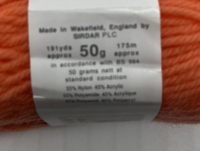 Sirdar Cómodo Dk Hilo "Coral" 2 Madejas #598 Foto 4 de 4