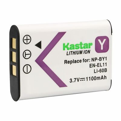 Kastar Battery 1-Pack for Sony NP-BY1 work with Sony Action Cam Mini HDR-AZ1