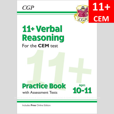 11+ Plus Year 6 CEM Verbal Reasoning Practice Book & Assessment Test Age 10-11