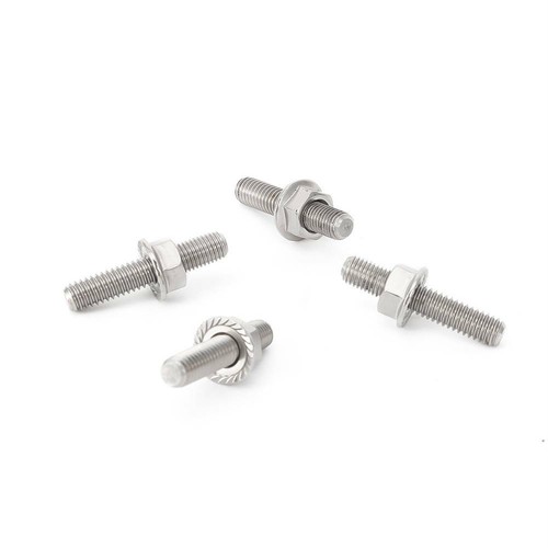 4Pcs Exhaust Studs & Nuts Kit For Harley Big Twin Sportster XL TC88 1984-2015 - Picture 8 of 11