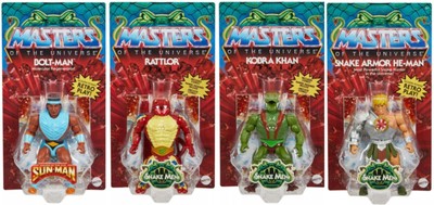 New MOTU Masters of the Universe Origins Wave 11 Set of 4 In Stock