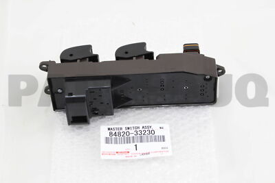 8482033230 Genuine Toyota MASTER SWITCH ASSY, POWER WINDOW