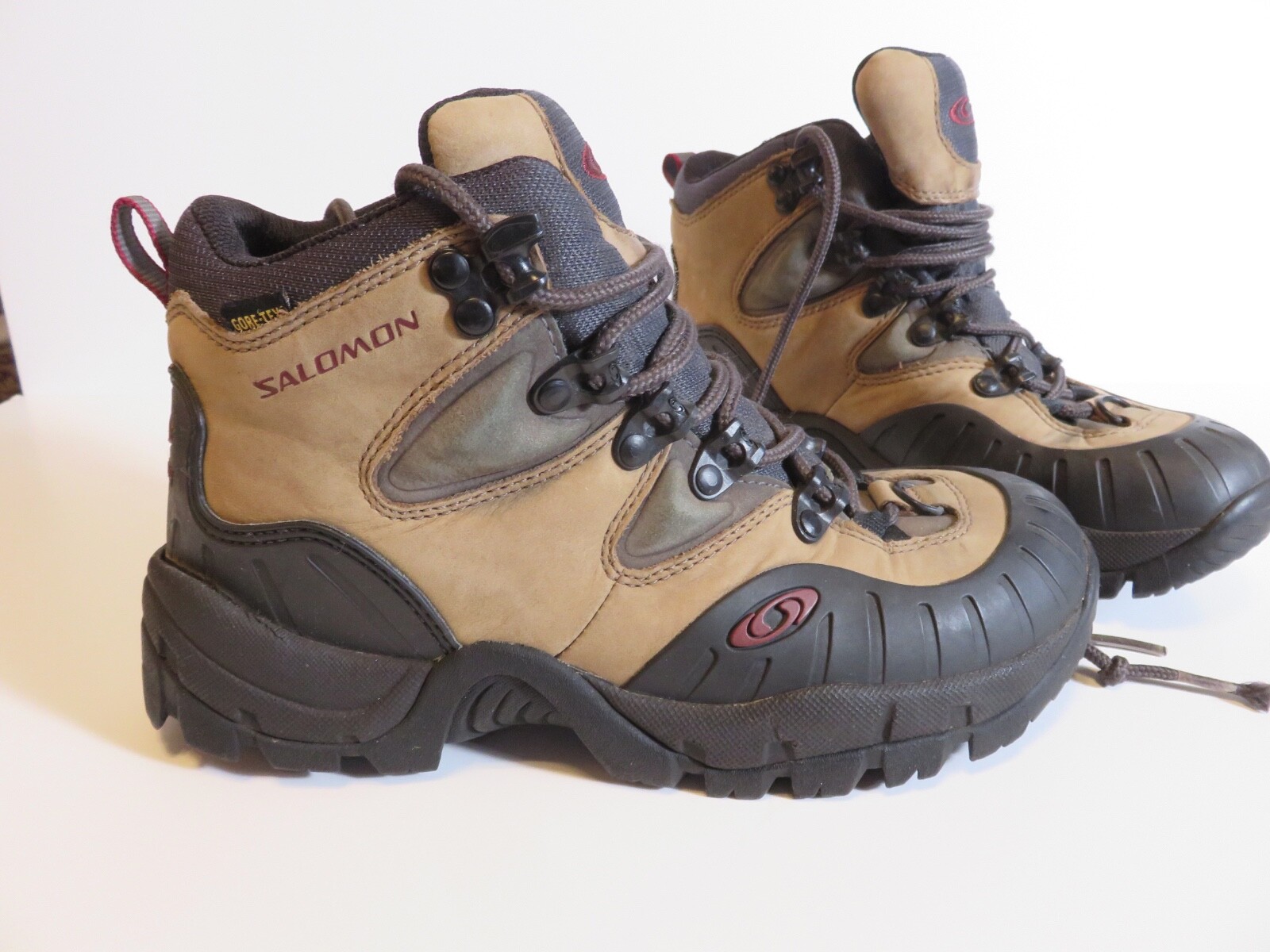 Stivali invernali da donna taglia 6 Salomon Mid escursionismo scarpe impermeabili suola contragrip