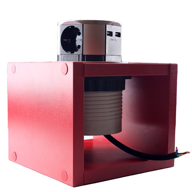 Pop Up Electrical Outlet With 2 Usb Charge Port Kitchen Table