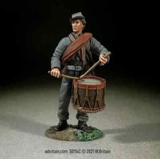 W. Britain - ACW Confederate Drummer, 1862-65 50114C