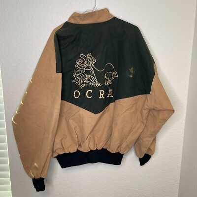 Rare Vintage Bee-Wild Bull Riding Bomber Jacket XL Rodeo Rare Colorway ...
