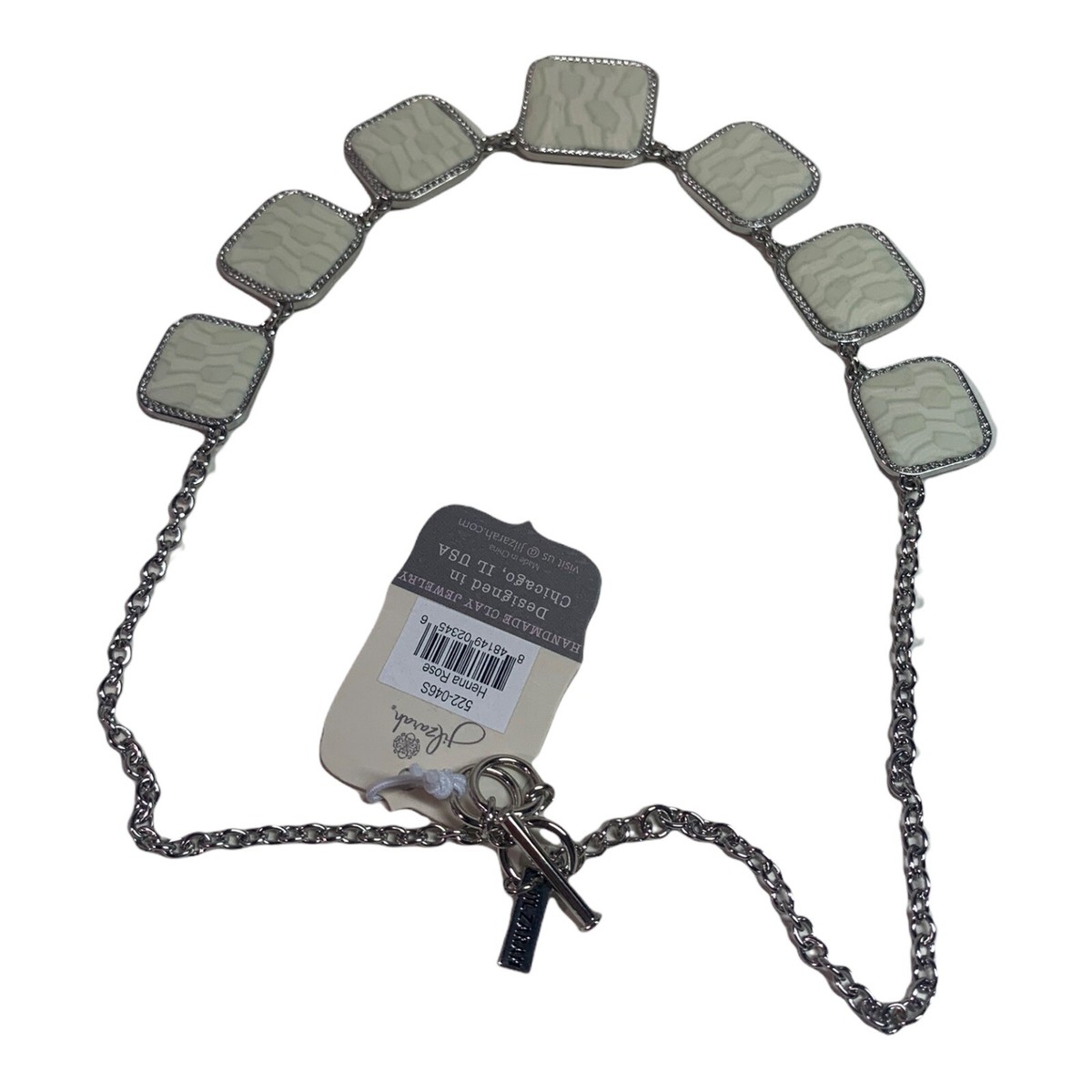 Reversible Clay Bead NECKLACE by JILZARAH Henna Rose UK