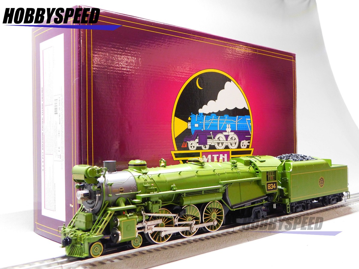 MTH PREMIER JERSEY CENTRAL PACIFIC 4-6-2 STEAM ENGINE #834 O GAUGE