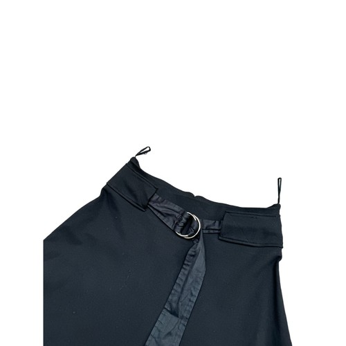 Celine  by Phoebe Philo Black Belted Skirt  Size 40 fits US 28-29 - Picture 4 of 6