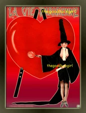 5x7 SEXY WITCH Vintage 1926 La Vie Parisienne Leonnec art print
