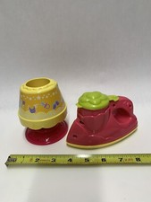 Plastic Imaginative Pretend Dramatic Play Preschool Housekeeping Toys Lamp Iron