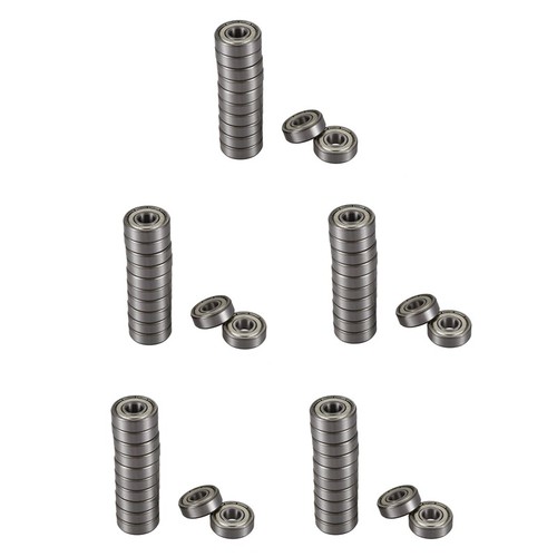 Lot De 4 Roulements à Billes 6203Z - 40x17x12mm - Blindés, Prêts à L'emploi !