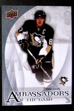 2010-11 SIDNEY CROSBY Upper Deck 10-11 Ambassadors of the Game #AG-25 **SP**