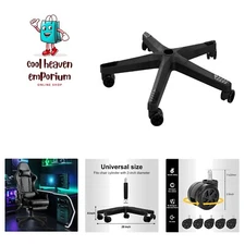 Heavy Duty Nylon Gaming Office Chair Base Replacement Part with 5 Casters