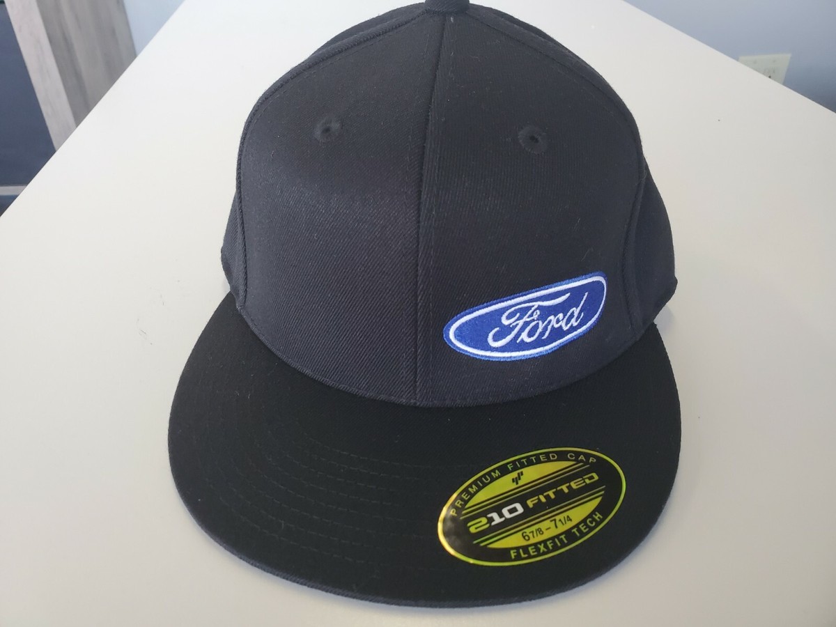 Flexfit Hat Black with Ford Logo Mustang Super Duty Cobra SM/MED or L/XL