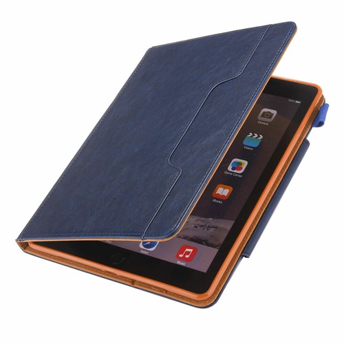 Folio Leather Credit Card Pocket Wallet Stand Smart Case Cover For Apple iPad - Picture 24 of 50
