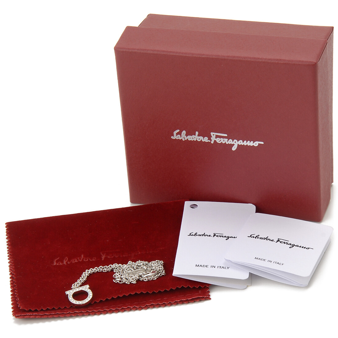 Salvatore Ferragamo Necklace for Women 76 0132 696657 Gancini | eBay