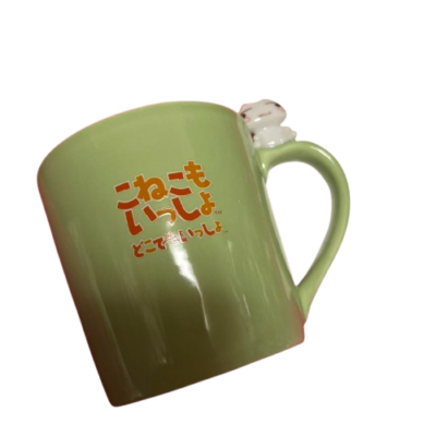 Doko Demo Issyo レトロ ヴィンテージ レア 希少 廃盤 井上 Doko Demo Issyo Toro Inoue Mascot Mug Green Unused With Box Rare