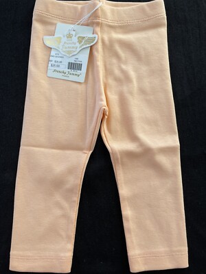 Frenchy Yummy (Paris) NWT Orange Nectar 100% Cotton Leggings-18 Months