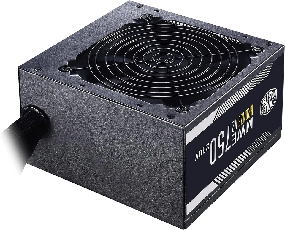 Cooler Master MWE 750W Bronze V2 PSU ATX PC Gaming 80+ Bronze Ventola HDB 120mm - Immagine 2 di 4