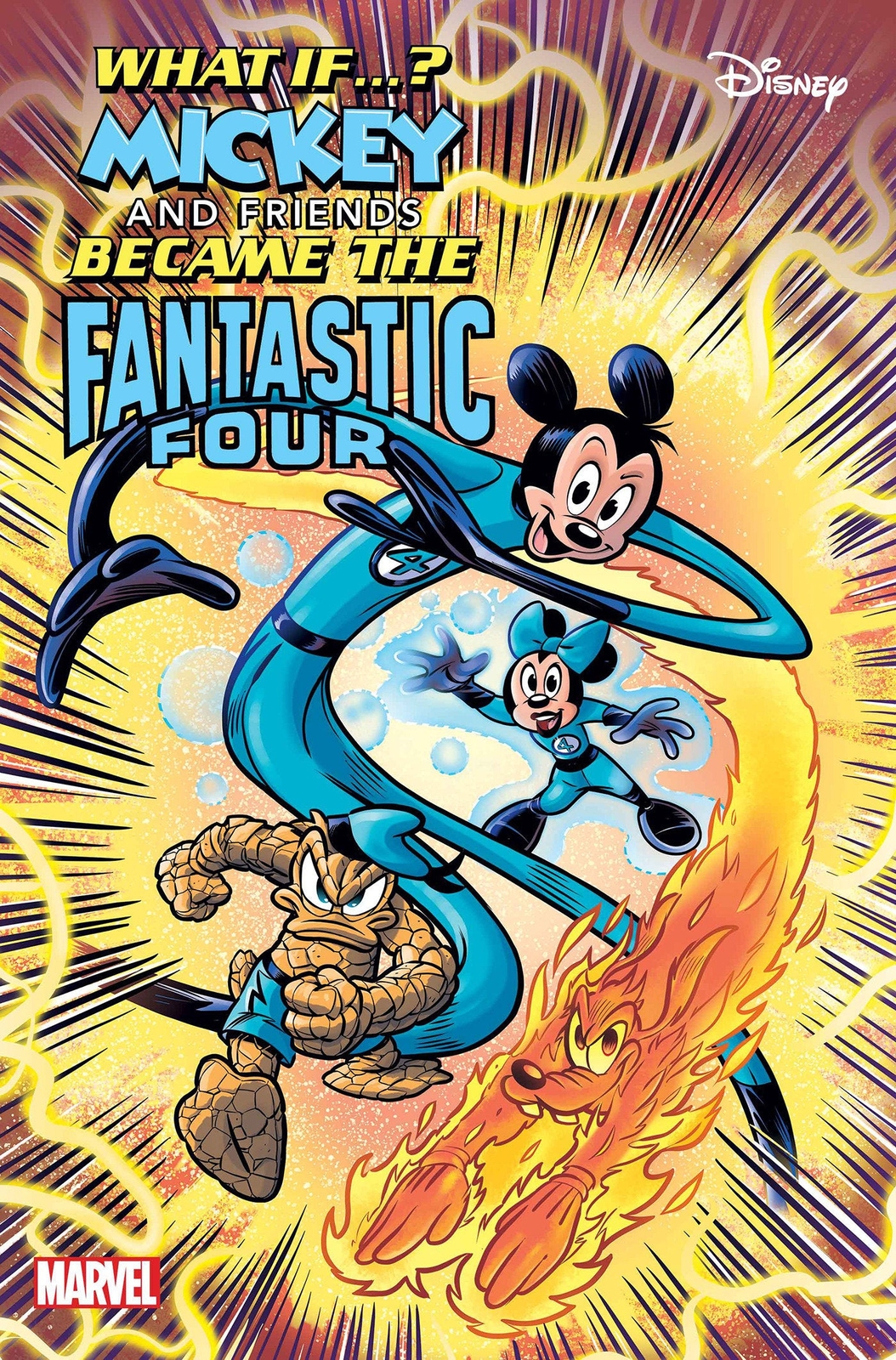 Marvel Disney What If Mickey Friends as Fantastic Four #1