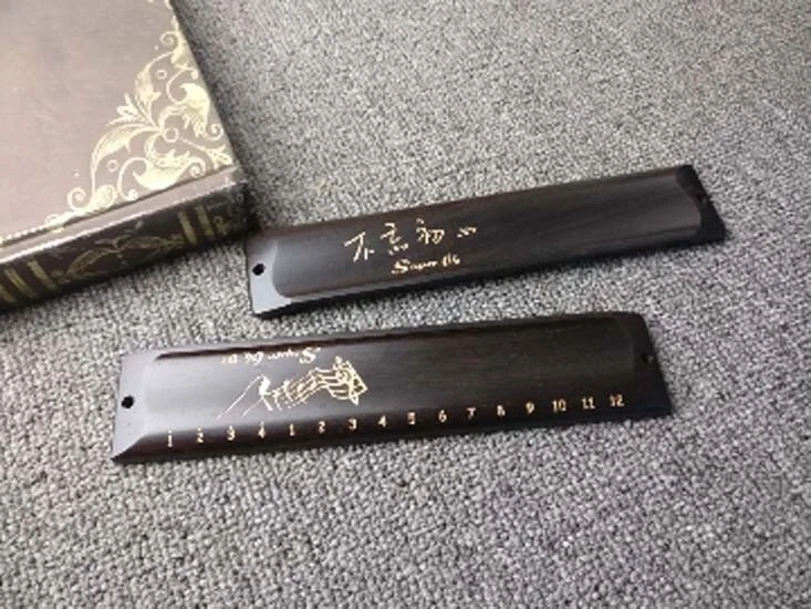 Nueva placa de cubierta de sándalo hecha a mano para Sirius Suzuki S-64 hágalo usted mismo armónica Foto 3 de 4