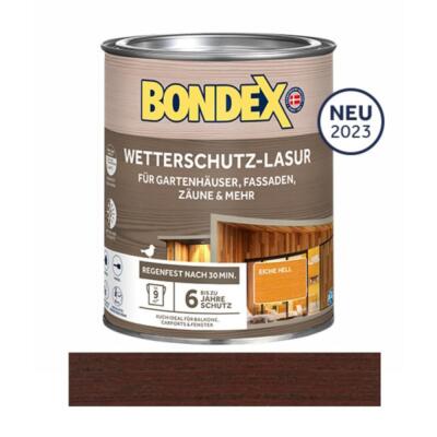 BONDEX Wetterschutz-Lasur Rio-Palisander 2,5L außen Wasserbasis Holzschutzlasur