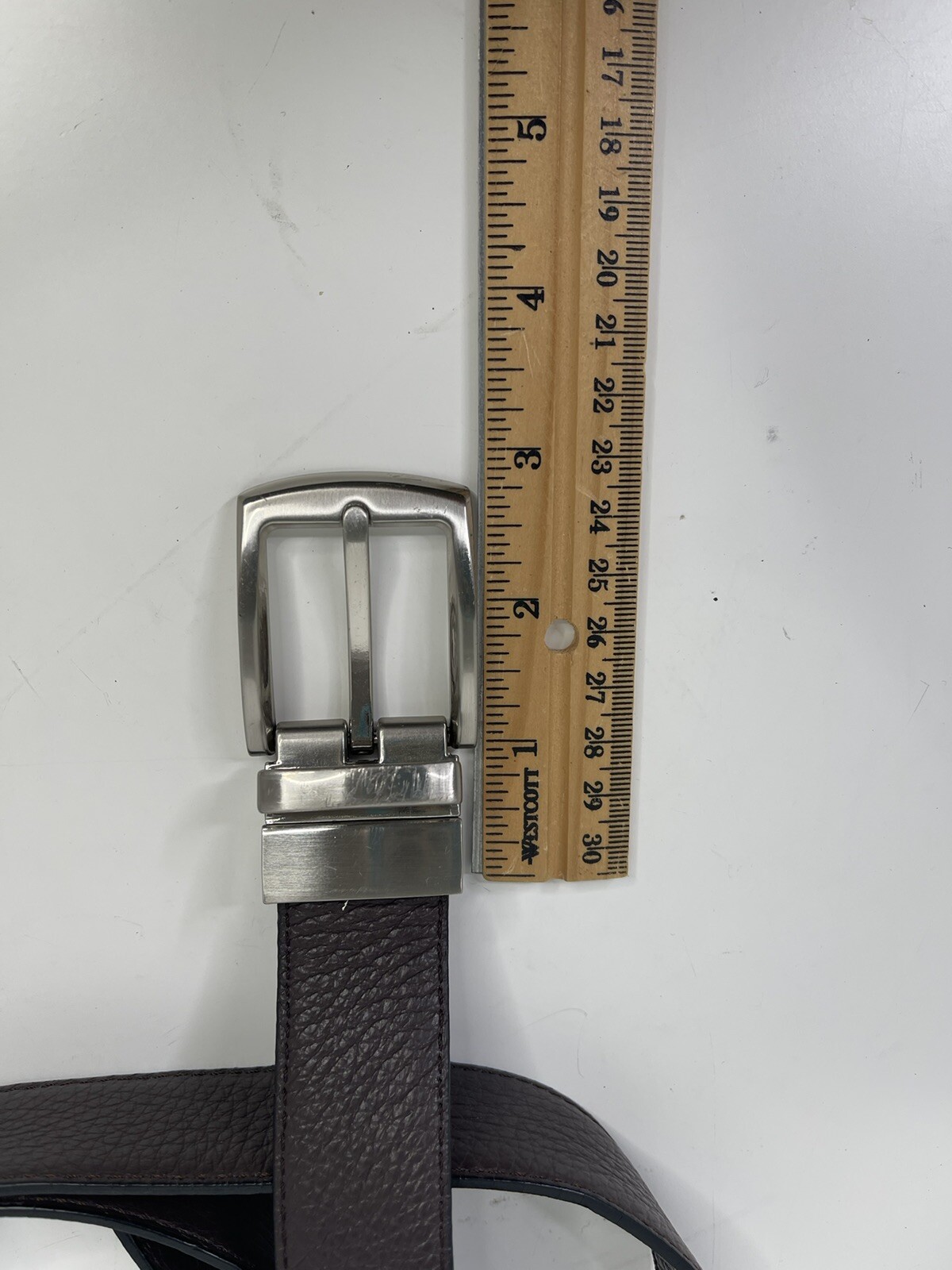 PETER MILLAR Leather Reversible Black Brown Belt … - image 6