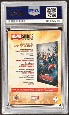 Chris Evans signed Captain America Avengers 2018 Upper Deck UD