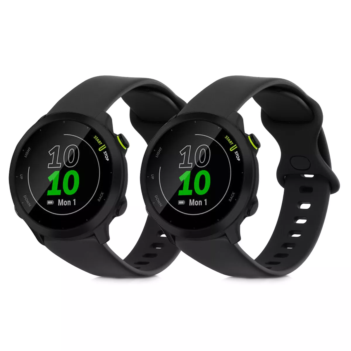 2x bracelet pour fitness tracker Garmin Forerunner 55 158 245 245