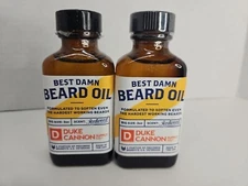 Duke Cannon - Best Damn Beard OIL - 3 oz - Redwood Scent - LOT of 2