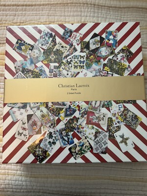 Christian Lacroix Maison de Jeu 250 Piece 2 Sided Puzzle by Galison and...