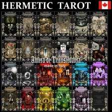 Vintage Golden Dawn Tarot Deck Robert Wang Tarot Cards Antique Tarot Card Deck