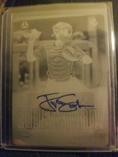 2021 Panini Chronicles Baseball Luminamce Printing Plate 1 Of 1 Tyler Soderstrom