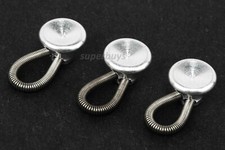 3 x Metal Shirt Collar Cuff Extenders - Widen Expand Neck Size Button Business