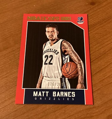 MATT BARNES 2015-16 Hoops Red /299
