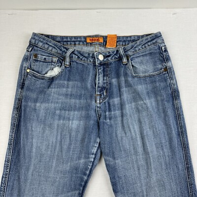 Vintage Zana Di Jeans Womens 11 Blue Flared Hipster Grunge Punk