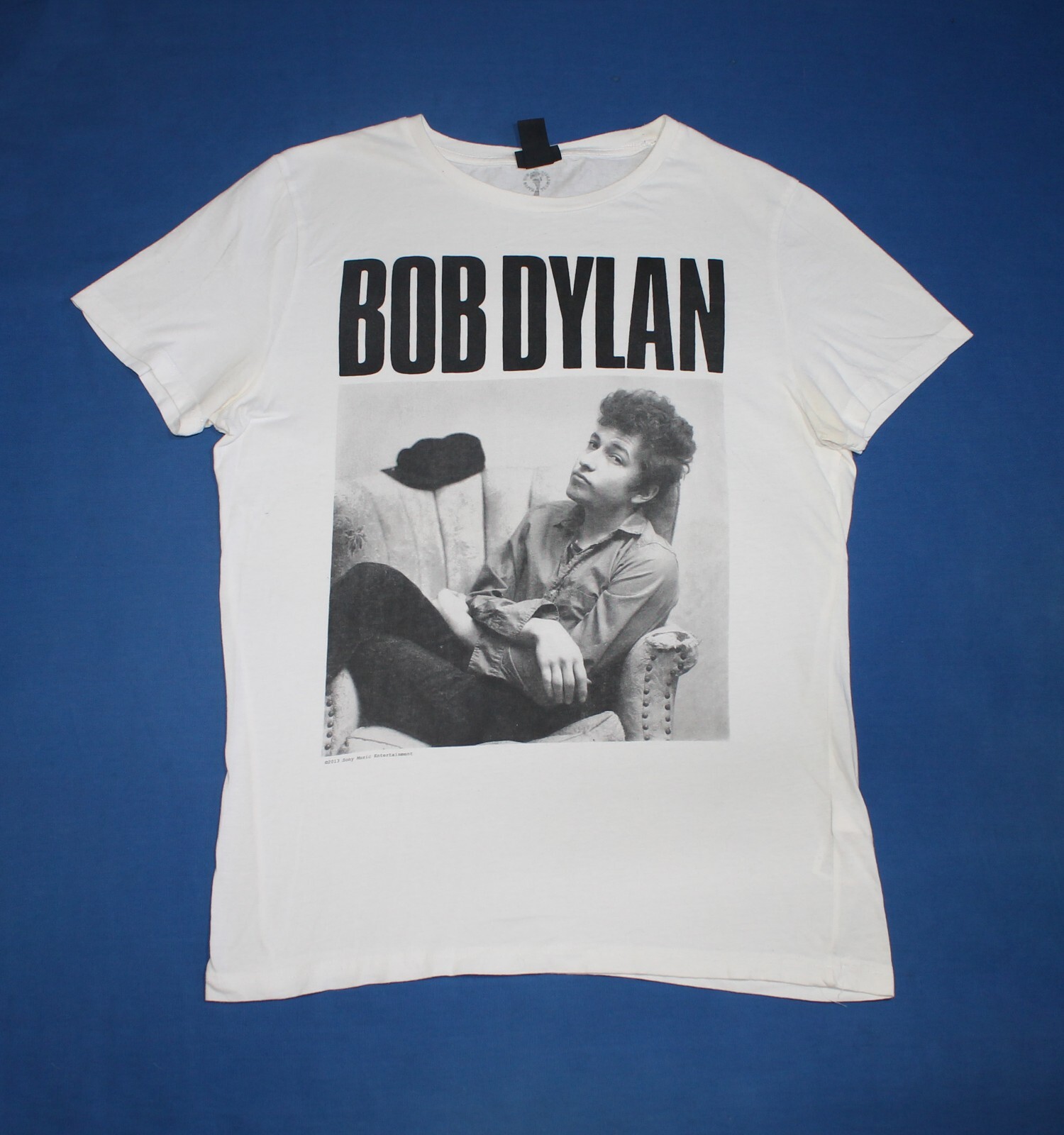 H&M 2013 Bob Dylan T Shirt Folk Blues Men's Tee Small