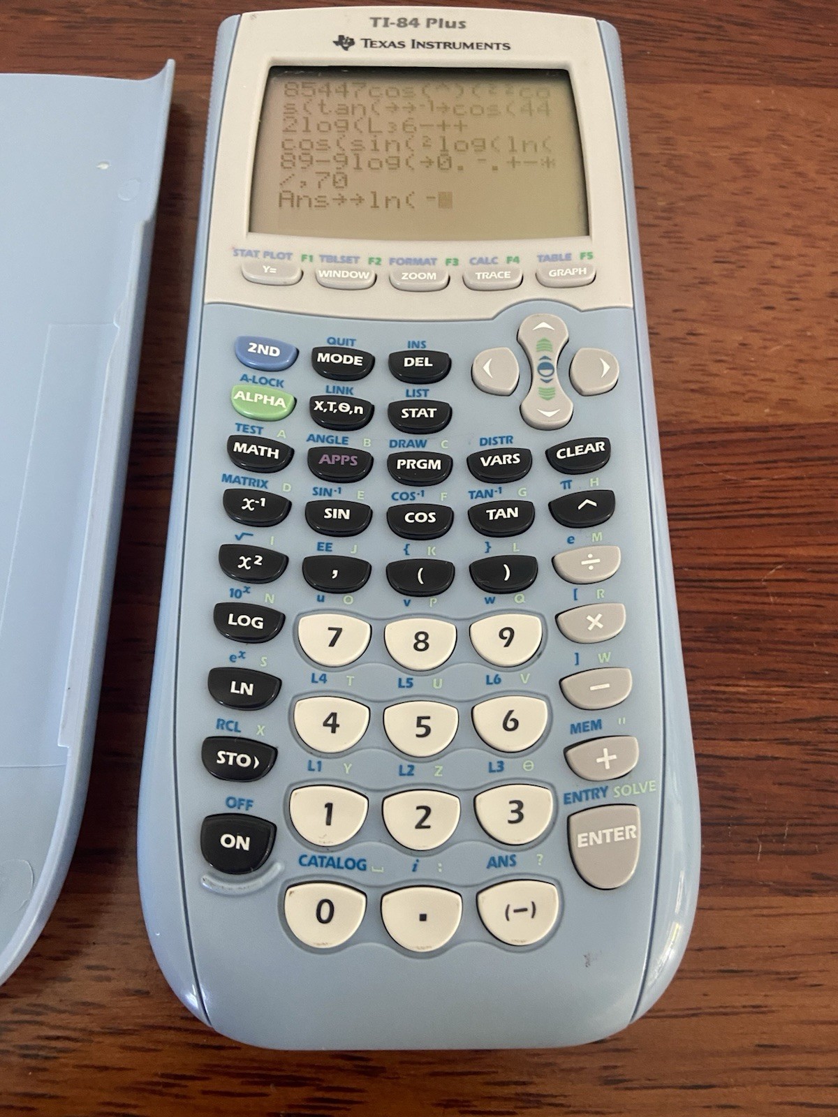 Texas Instruments TI-84 Plus Graphing Calculator Tested Working w Cover