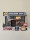 Funko Pop Captain America Iron Man 2 Pack Civil War Marvel Collector Corps NIB