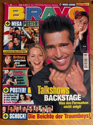 BRAVO 28 1999 Backstreet Boys Buffy Britney Michael Jackson Star Wars Episode 1
