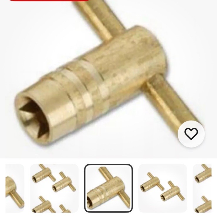 Radiator Plumbing Bleed Bleeding Key Keys Brass for Venting Air Valve