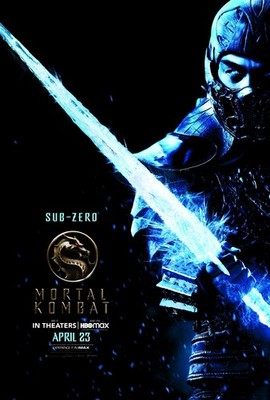 2021 Mortal Kombat Movie Poster 11X17 Liu Kang Sub Zero Sonya Blade Kano  