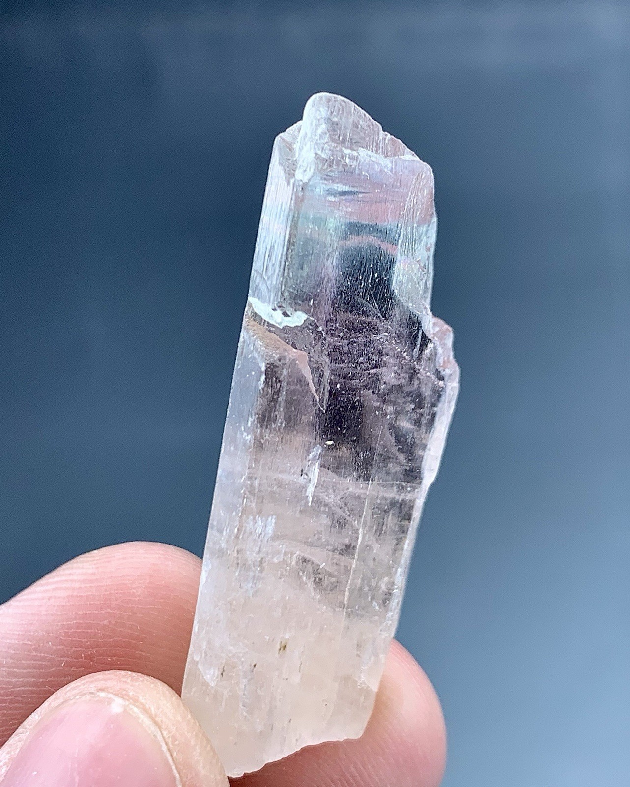 47 Carat Pink Kunzite Crystal Specimen from Afghanistan - Rare Gemstone  