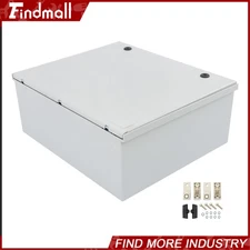 Findmall 24x20x9" Fiberglass Steel Electrical NEMA 4X Enclosure IP65 Waterproof