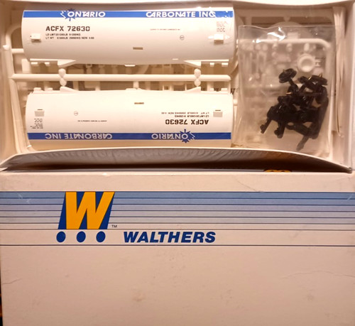 Coche cisterna escala HO WALTHERS ONTARIO CARBONATO 40' # 72630!! Kit nuevo en caja | Condition: New